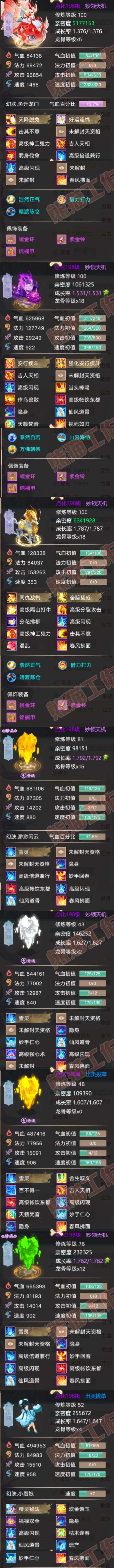 76723大话西游账号详情图6 76723大话西游账号详情图6