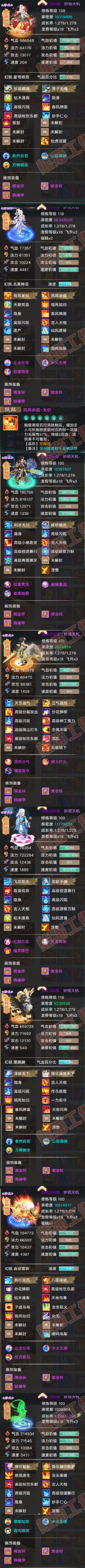 F7000大话西游账号详情图5 F7000大话西游账号详情图5