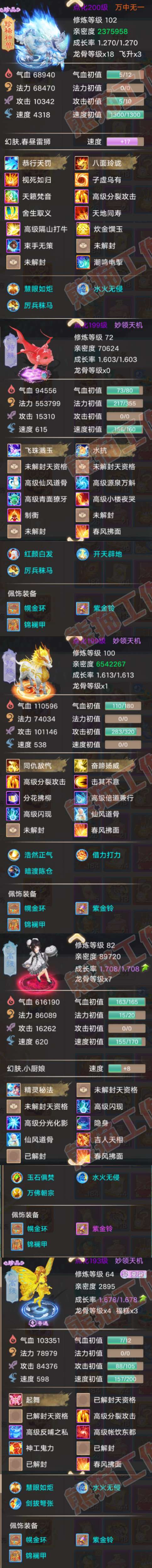 16519大话西游账号详情图6 16519大话西游账号详情图6