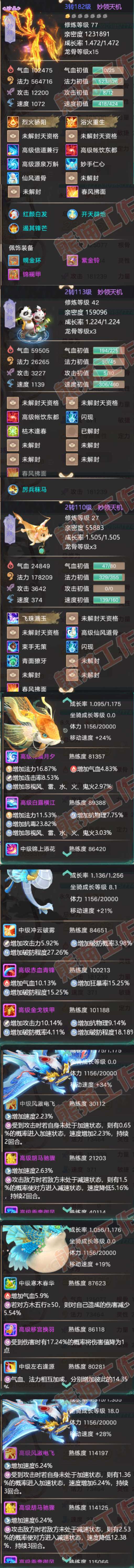 34998大话西游账号详情图7
