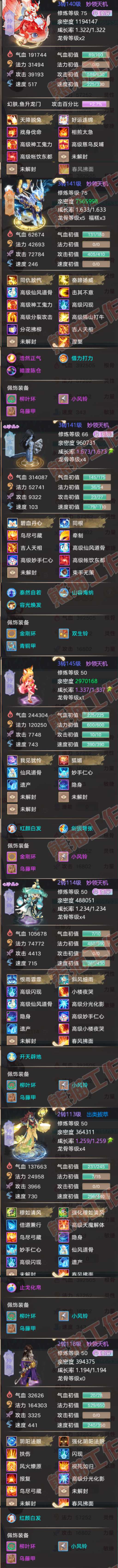 F7007大话西游账号详情图6
