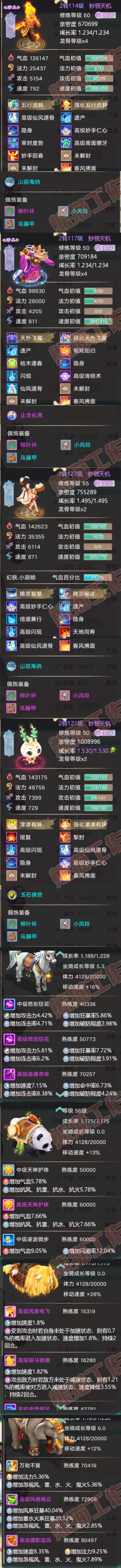 F7007大话西游账号详情图7