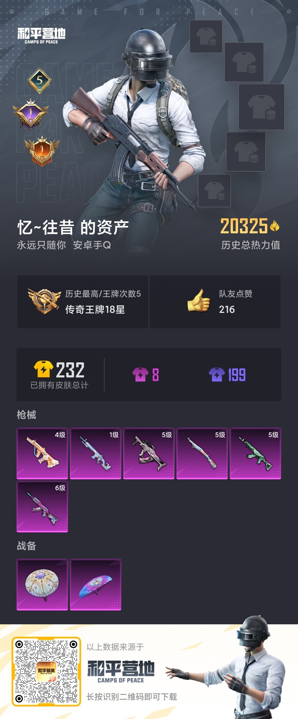 HP3299656和平精英账号详情图14 HP3299656和平精英账号详情图14