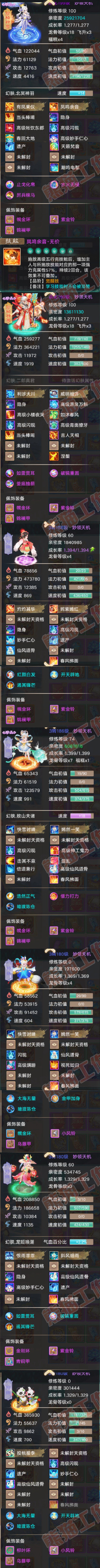 F7013大话西游账号详情图5 F7013大话西游账号详情图5