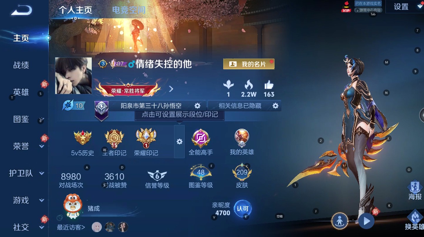 WZ3221769王者荣耀账号详情图8 WZ3221769王者荣耀账号详情图8