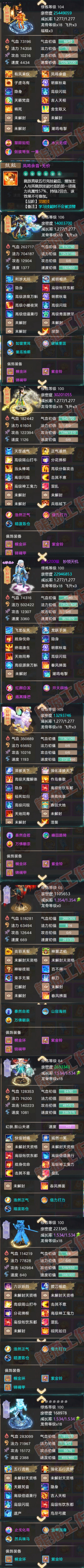 S2033大话西游账号详情图5 S2033大话西游账号详情图5