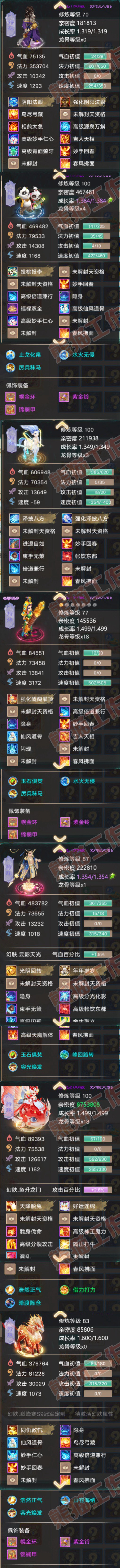 16529大话西游账号详情图7 16529大话西游账号详情图7