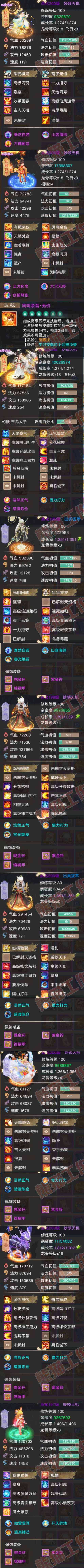 F7025大话西游账号详情图5 F7025大话西游账号详情图5