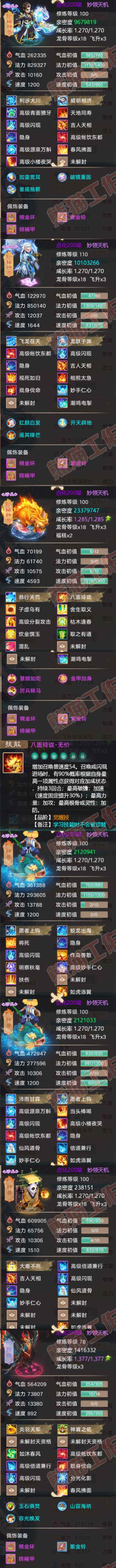 16440大话西游账号详情图5 16440大话西游账号详情图5