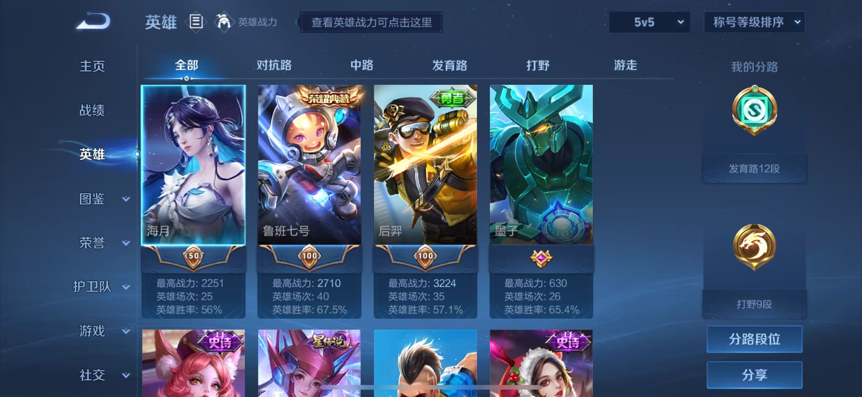 WZ3226709王者荣耀账号详情图6 WZ3226709王者荣耀账号详情图6