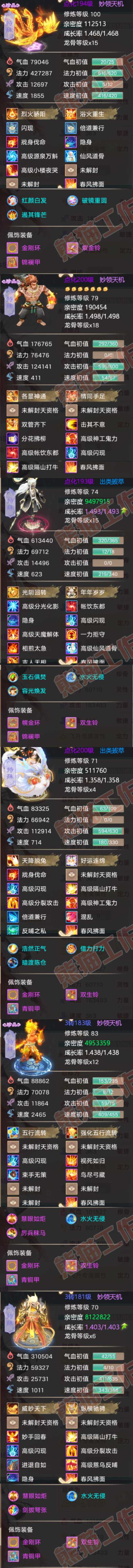 F7035大话西游账号详情图7