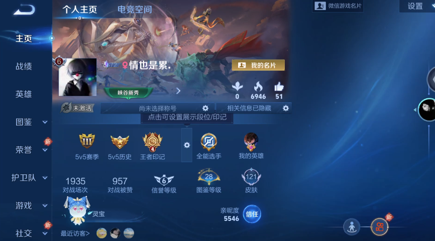WZ3241016王者荣耀账号详情图5 WZ3241016王者荣耀账号详情图5