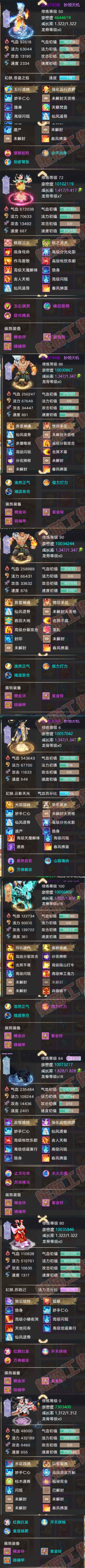 F7051大话西游账号详情图7 F7051大话西游账号详情图7