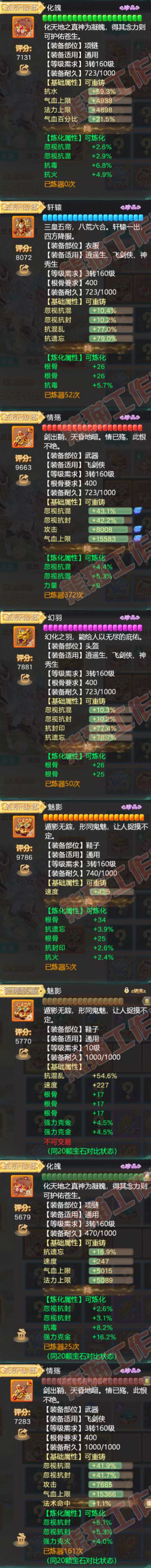 F7052大话西游账号详情图4
