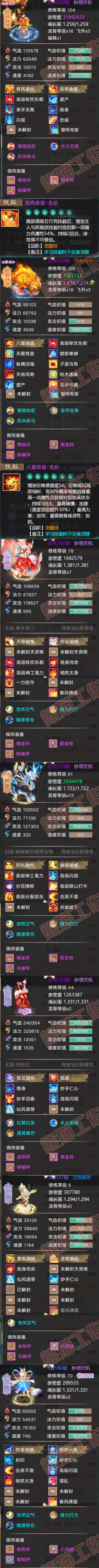 S2109大话西游账号详情图5 S2109大话西游账号详情图5