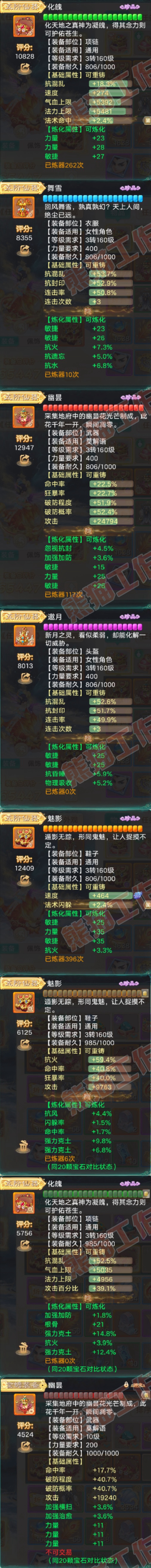 F7068大话西游账号详情图4 F7068大话西游账号详情图4