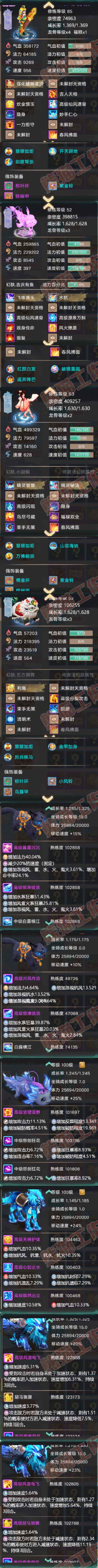 F7069大话西游账号详情图7 F7069大话西游账号详情图7