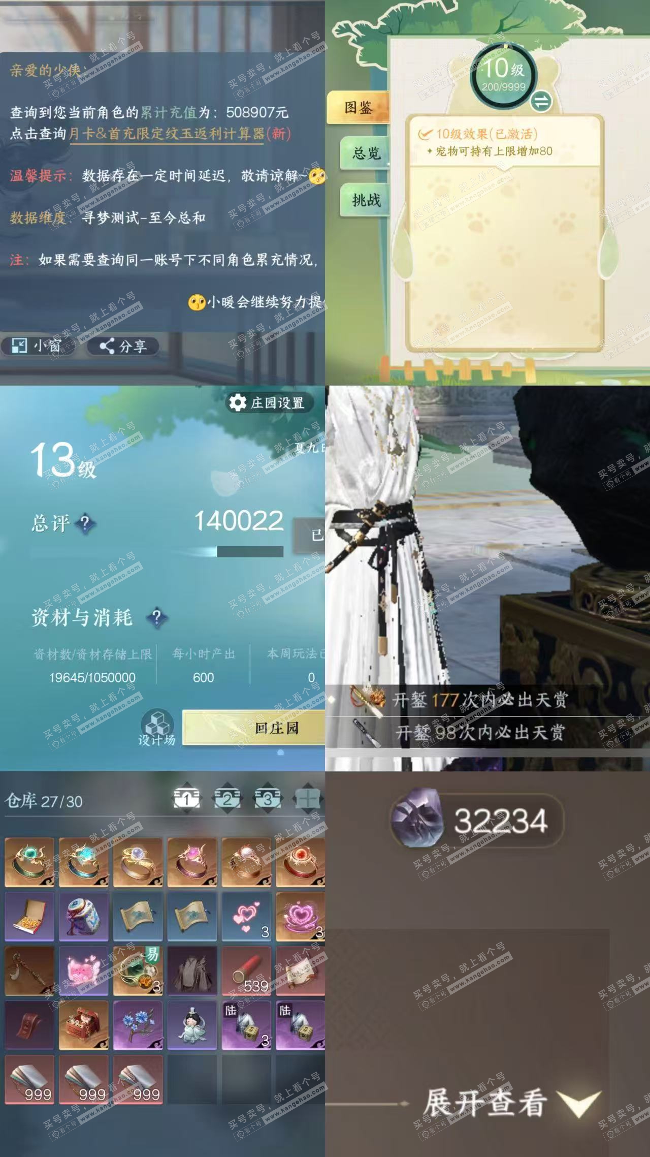 NSH321310逆水寒手游账号详情图10 NSH321310逆水寒手游账号详情图10
