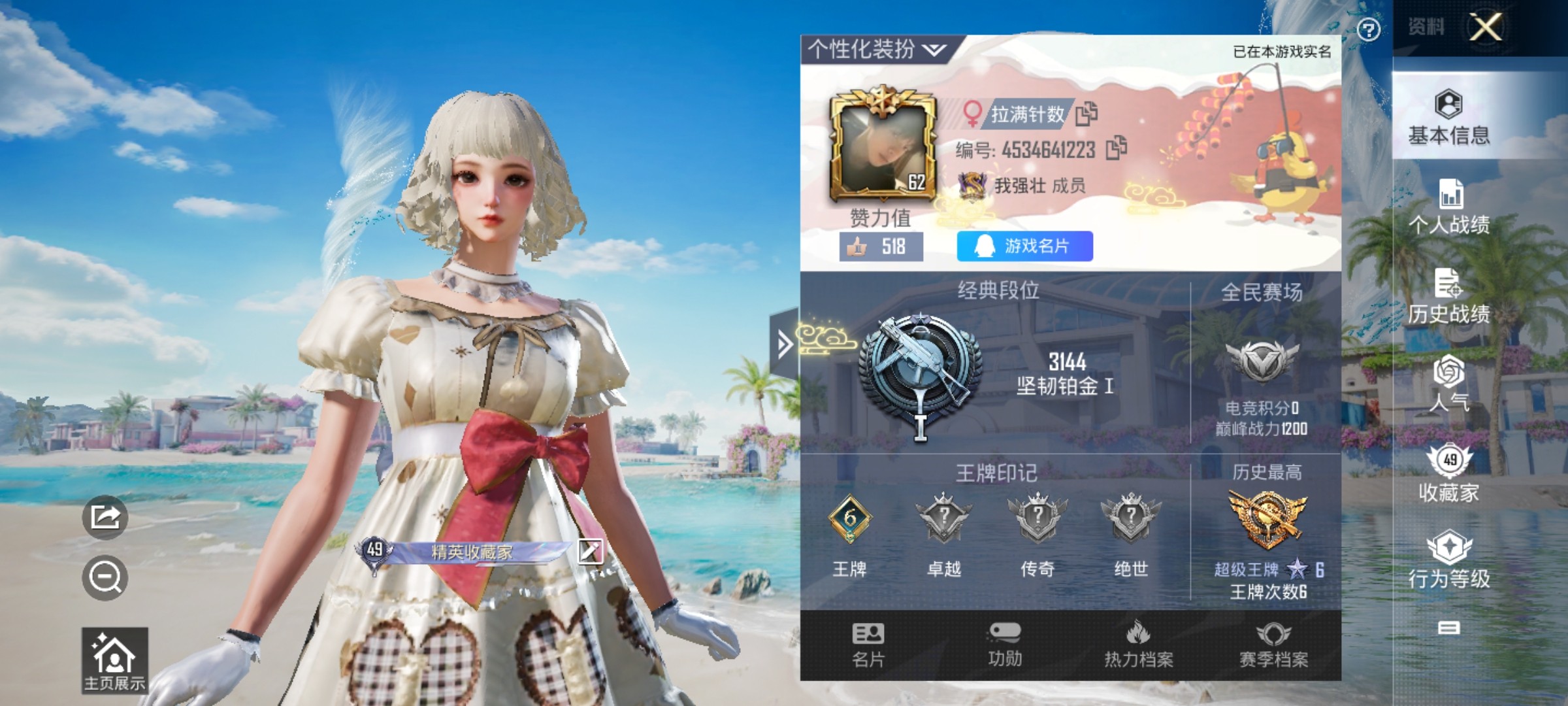 HP3316497和平精英账号详情图10 HP3316497和平精英账号详情图10
