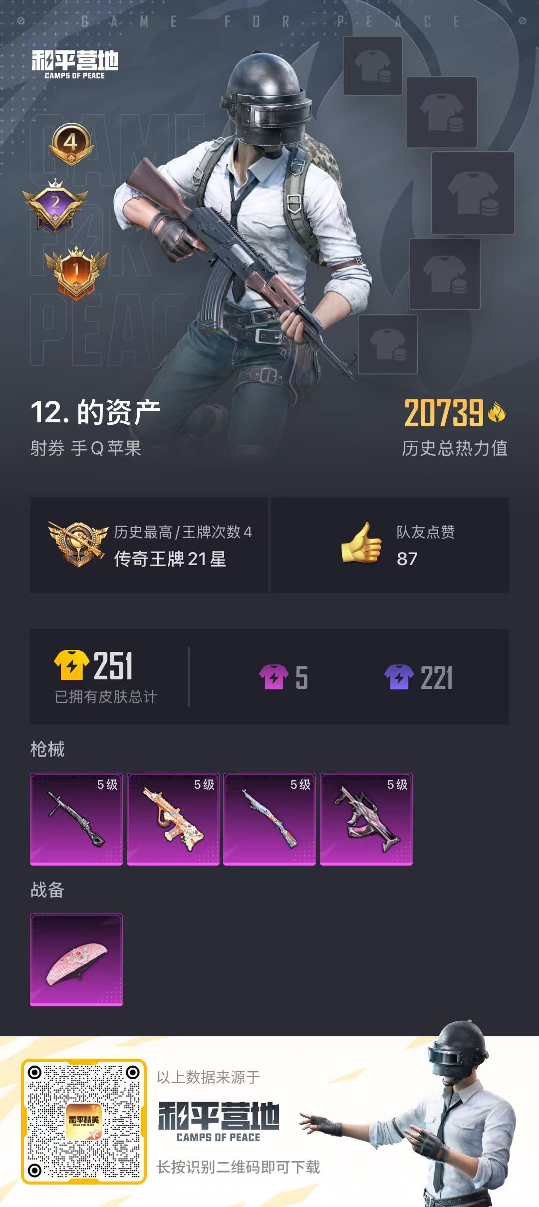 HP3323639和平精英账号详情图7 HP3323639和平精英账号详情图7