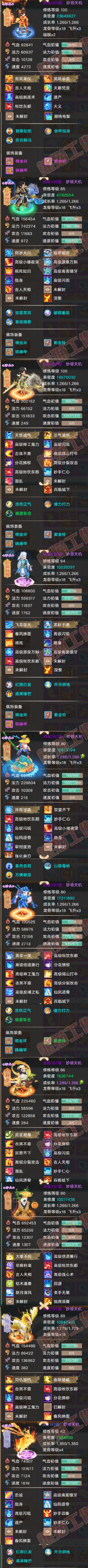 F7100大话西游账号详情图6