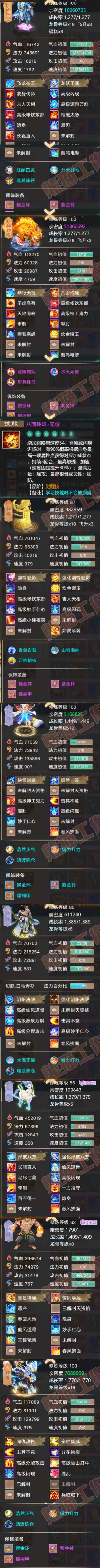 26319大话西游账号详情图7 26319大话西游账号详情图7