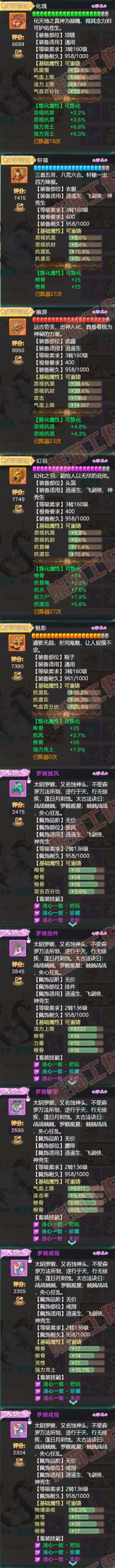 F7103大话西游账号详情图4 F7103大话西游账号详情图4
