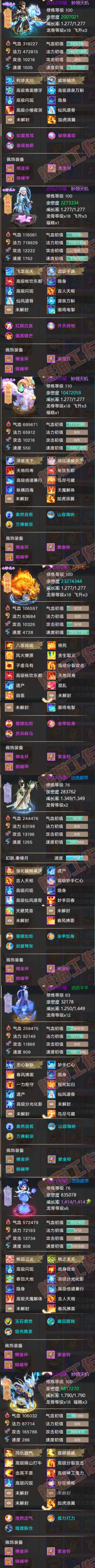 76831大话西游账号详情图5 76831大话西游账号详情图5