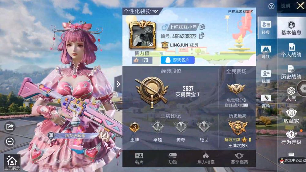 HP3327097和平精英账号详情图8