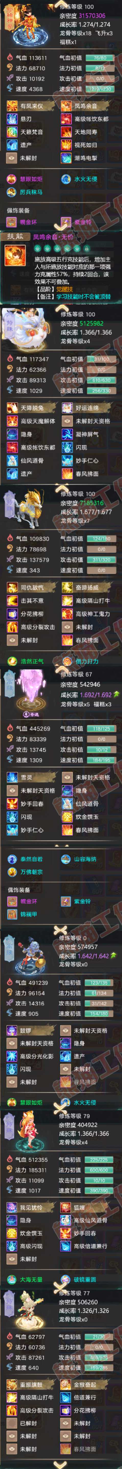 F7116大话西游账号详情图5