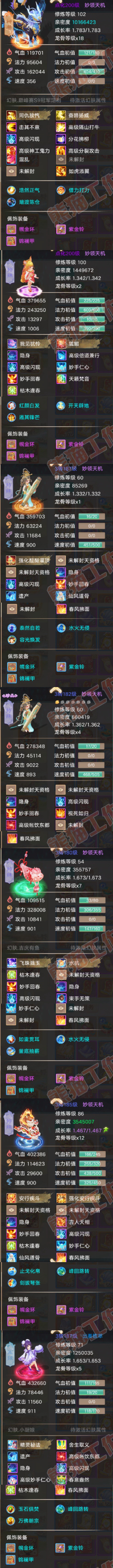 76853大话西游账号详情图6 76853大话西游账号详情图6