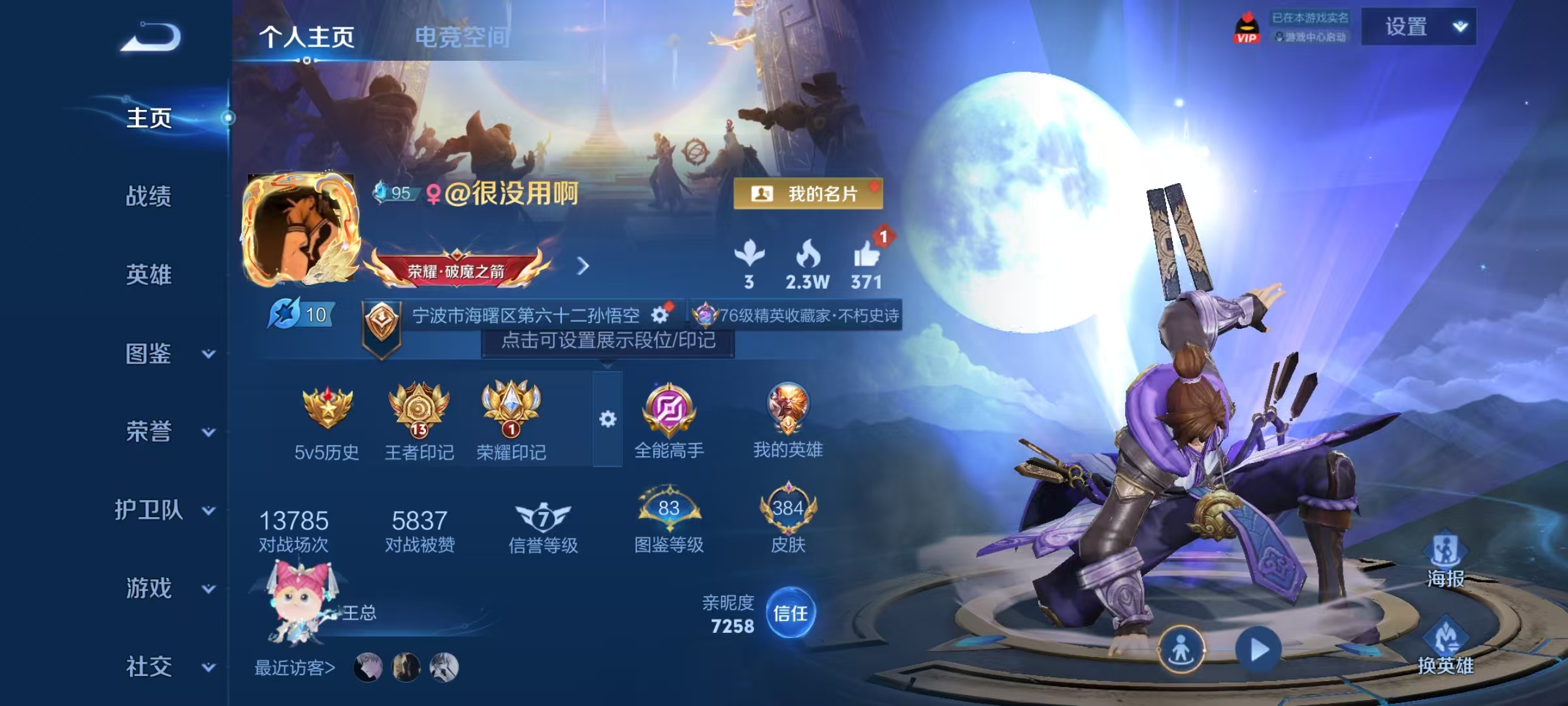 WZ3276178王者荣耀账号详情图13