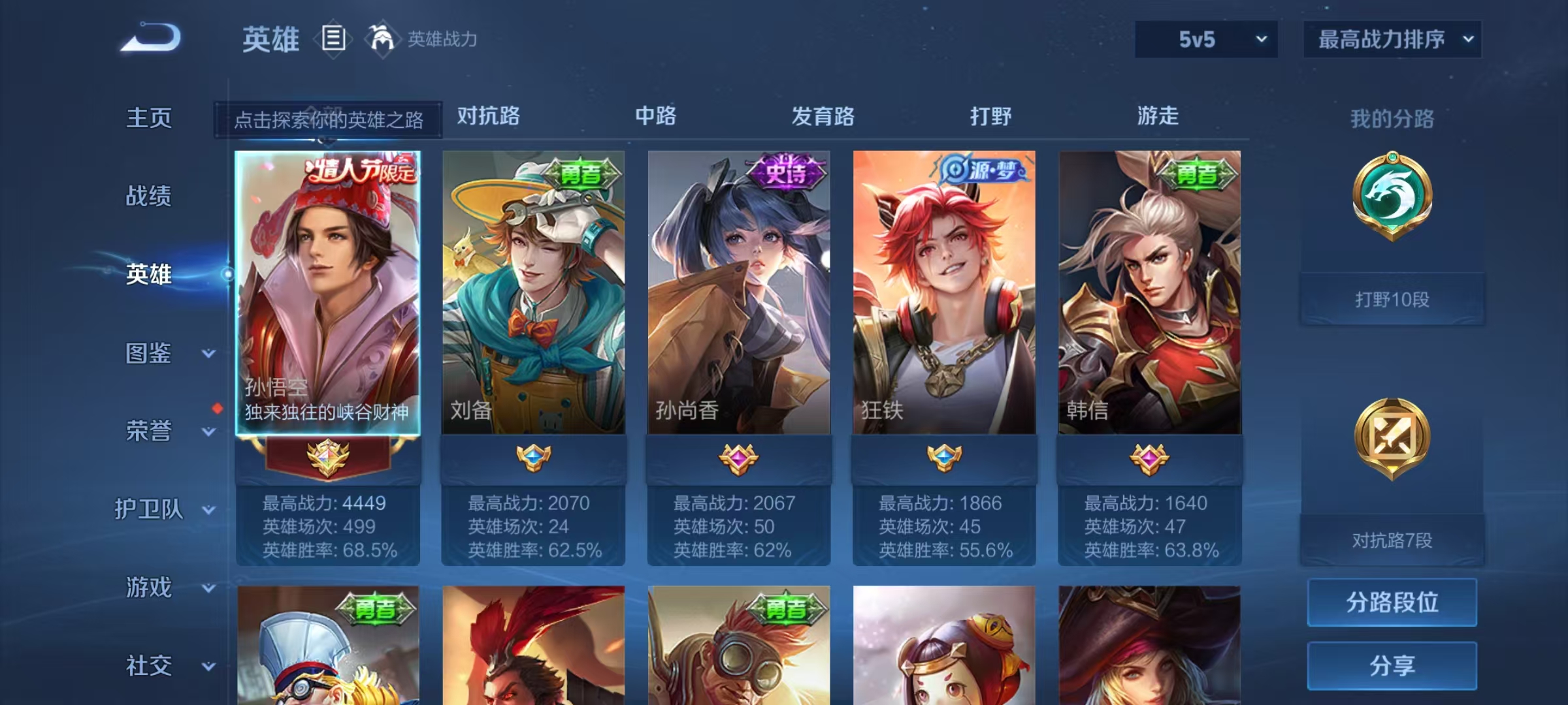 WZ3277588王者荣耀账号详情图7