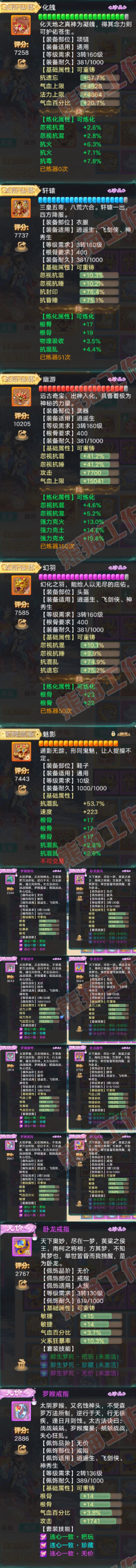 A2104大话西游账号详情图4