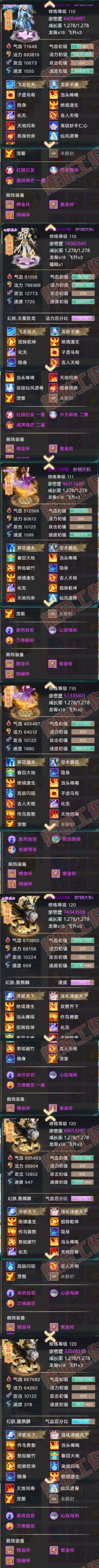 16730大话西游账号详情图6 16730大话西游账号详情图6