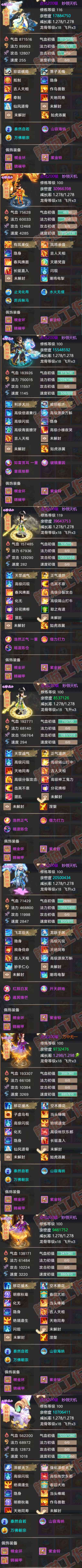 93630大话西游账号详情图7 93630大话西游账号详情图7