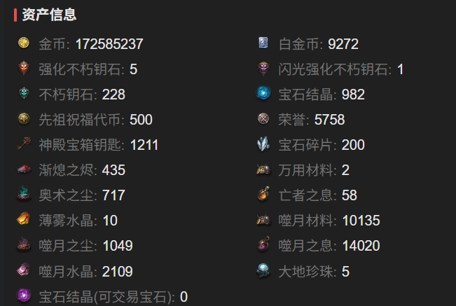 AH12196暗黑不朽账号详情图3 AH12196暗黑不朽账号详情图3