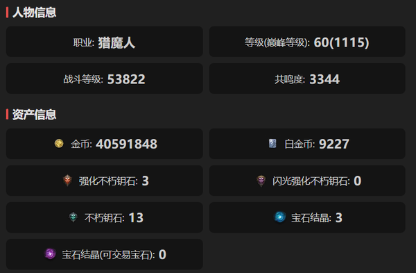 暗黑不朽账号官服桑德罗编号12206       共鸣3344    猎魔人