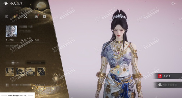 燕云十六声账号官服官服 女角色 11已用+1音玉未用+1铃音套 角色等级98级 风华值59421 武林造诣 3.403鹅 宝钱663w【套装】月中天阙-青丘【铃音套】沧海【发型】弄清影【武器外观】千古断云-昆山玉...