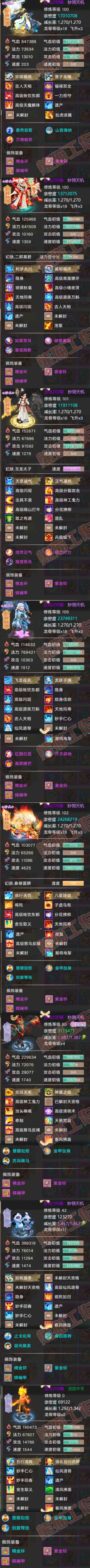 35172大话西游账号详情图6 35172大话西游账号详情图6