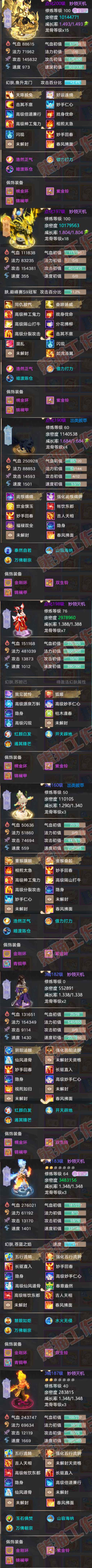 16813大话西游账号详情图7 16813大话西游账号详情图7