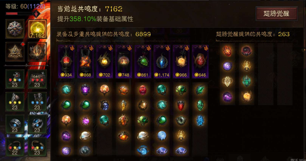 暗黑不朽账号官服桑德罗编号23040 巅峰1126 共鸣7162 法师