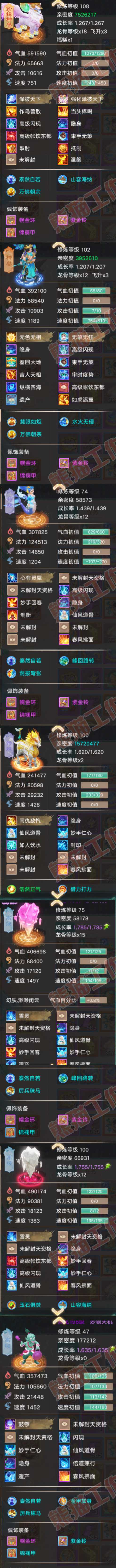 77012大话西游账号详情图6