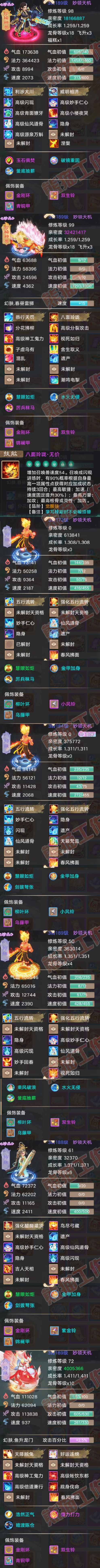 F7388大话西游账号详情图5