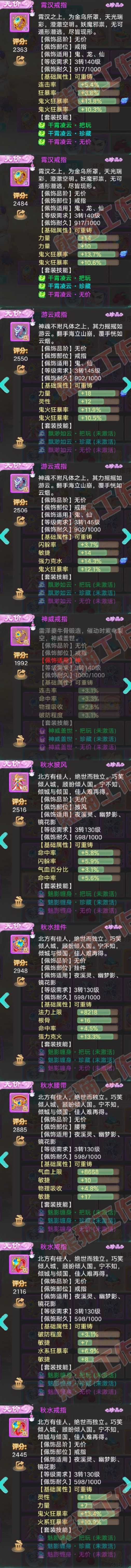 F7389大话西游账号详情图5 F7389大话西游账号详情图5