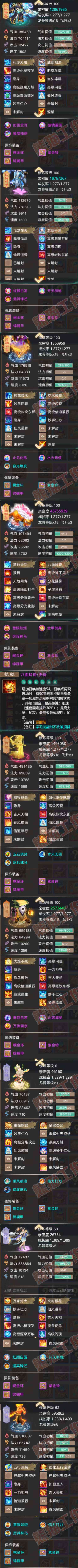 77020大话西游账号详情图6 77020大话西游账号详情图6