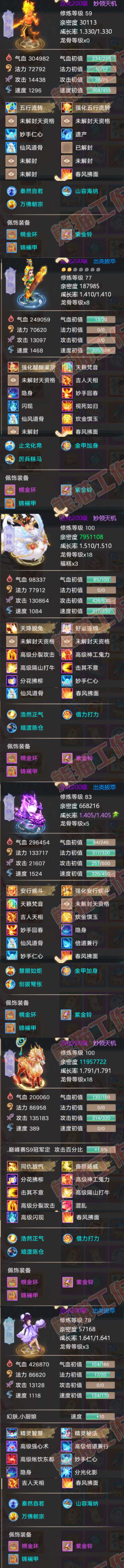 F7390大话西游账号详情图7