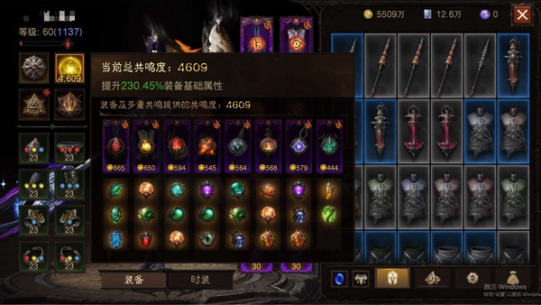 暗黑不朽账号官服桑德罗编号23060  共鸣4609  狂骑士