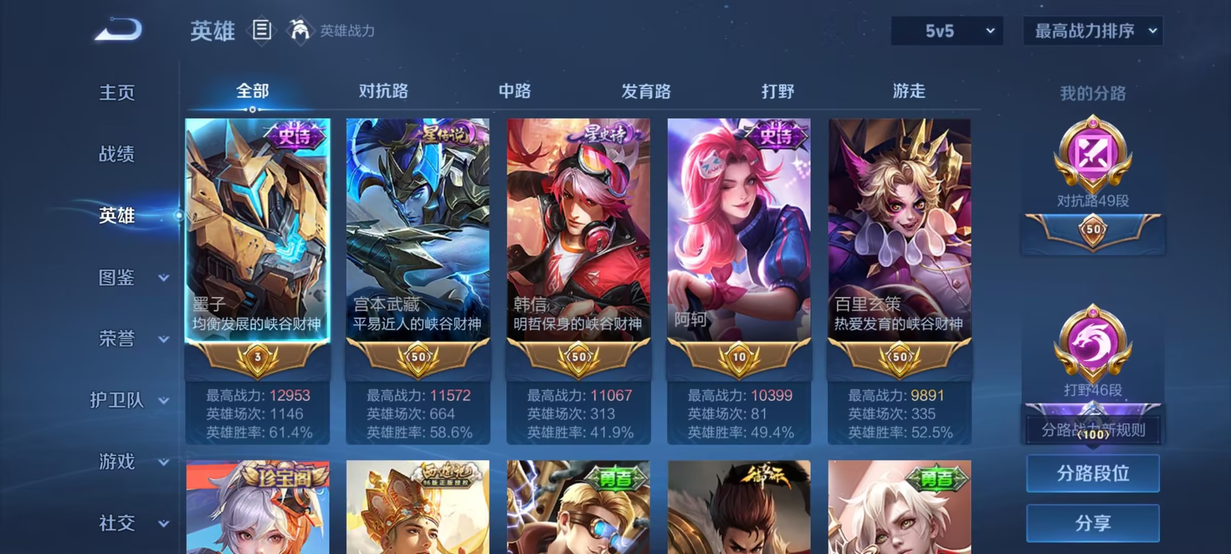 WZ3385972王者荣耀账号详情图13