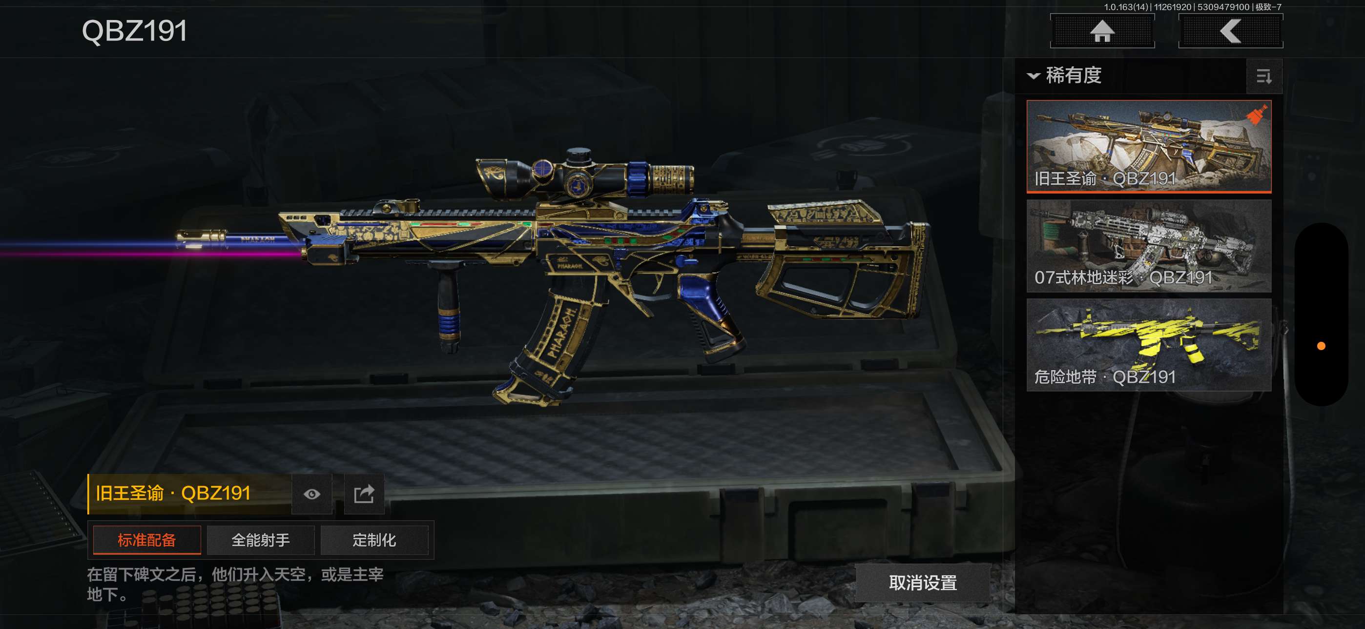 AQ314628暗区突围账号详情图4